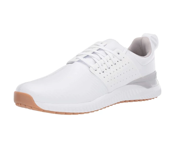 Фото - чоловічий кросівок Кросівки для гольфу Adidas Adicross Bounce Footwear White/Grey Two/Gum 40