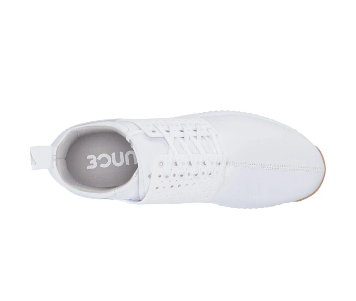 Фото - чоловічий кросівок Кросівки для гольфу Adidas Adicross Bounce Footwear White/Grey Two/Gum 40