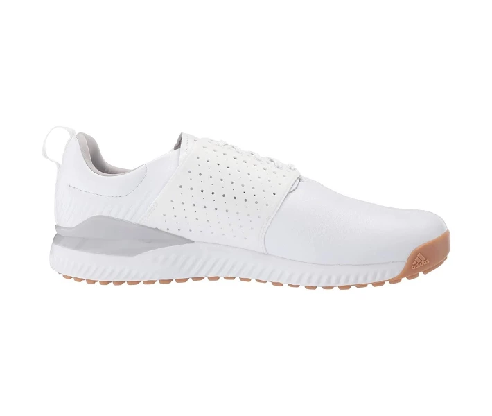 Фото - чоловічий кросівок Кросівки для гольфу Adidas Adicross Bounce Footwear White/Grey Two/Gum 40