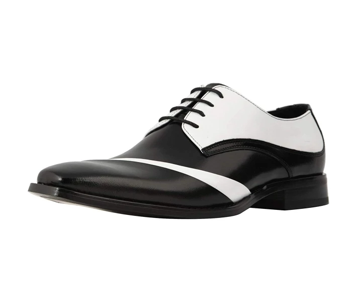 Фото - чоловічу туфлю Туфлі оксфорди Stacy Adams Talmadge Lace Up Oxford Black/White 48