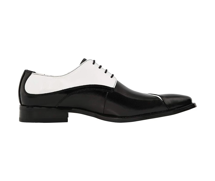 Фото - чоловічу туфлю Туфлі оксфорди Stacy Adams Talmadge Lace Up Oxford Black/White 48