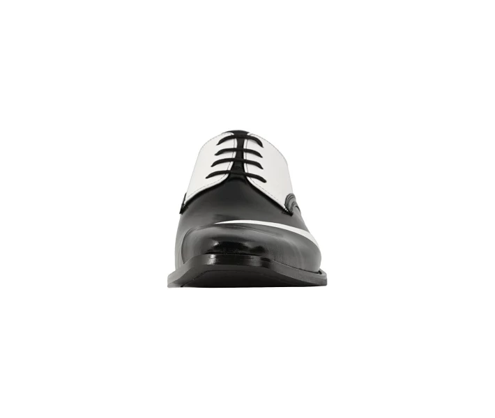 Фото - чоловічу туфлю Туфлі оксфорди Stacy Adams Talmadge Lace Up Oxford Black/White 48