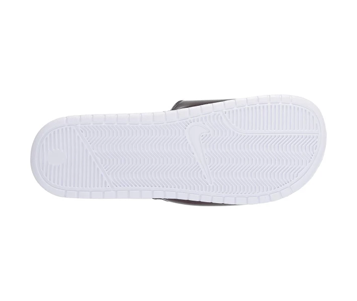 Фото - чоловічий шльопанець Шльопанці Nike Benassi JDI SE White/White/Lucid Green/Court Purple 45
