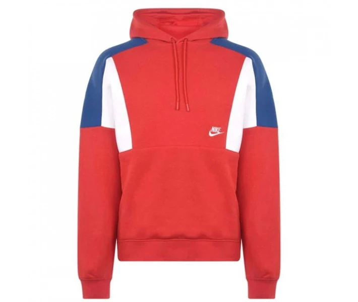 Фото - чоловіче худі Худі Nike Club Basketball Red / White L