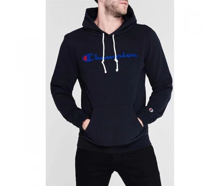 Фото - чоловіче худі Худі Champion Basic Logo Navy L