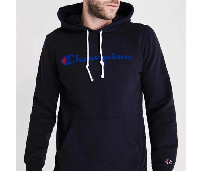 Фото - чоловіче худі Худі Champion Basic Logo Navy L