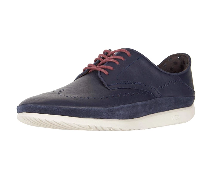 Фото - чоловічу туфлю Туфлі UGG Cali Wing-Toe Derby Navy Leather 45
