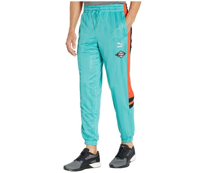 Фото - чоловічі спортивні штани Штани спортивні Puma LuXTG Luxe Woven Pants Blue Turquoise M