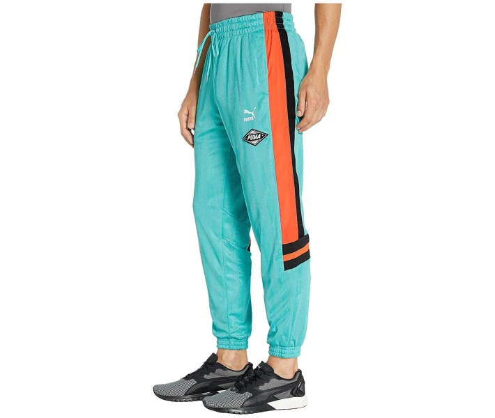 Фото - чоловічі спортивні штани Штани спортивні Puma LuXTG Luxe Woven Pants Blue Turquoise M