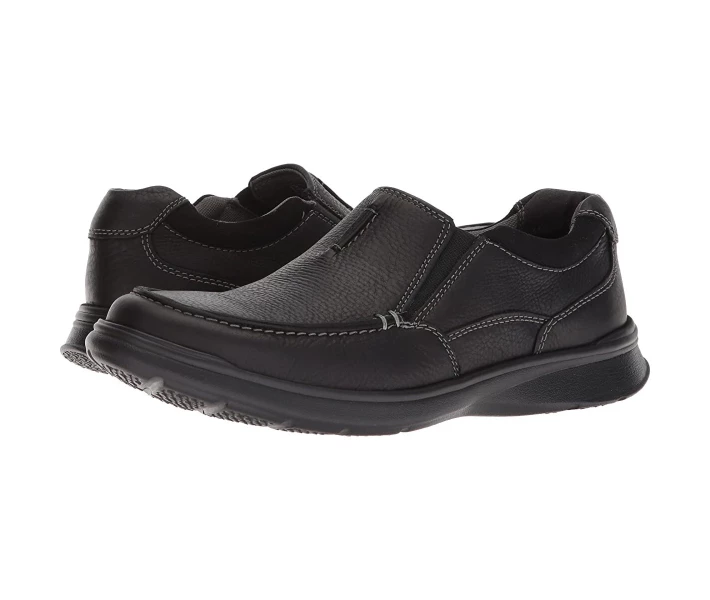 Фото - чоловічу туфлю Туфлі лофери Clarks Cotrell Free Black Oily Leather 44.5
