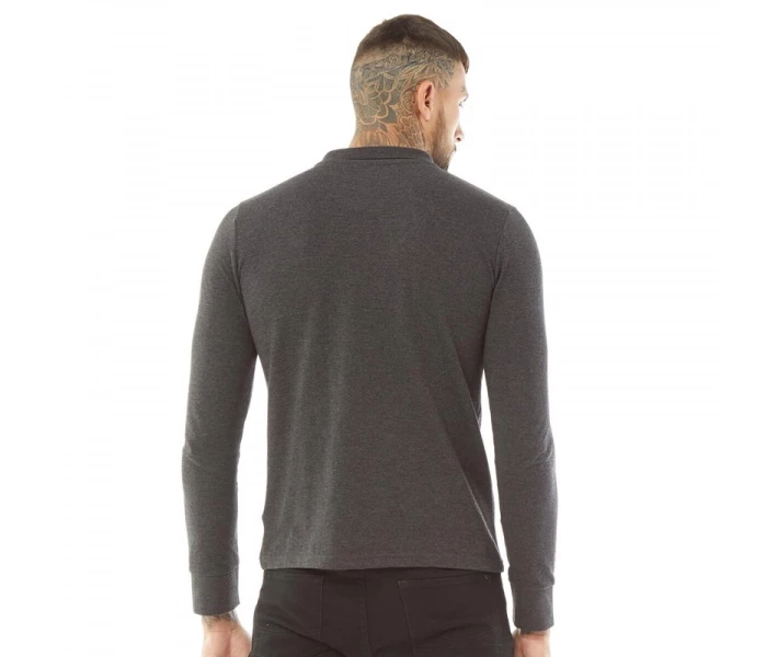 Фото - чоловічий лонгслів Лонгслів Brave Soul Lincoln Dark Charcoal Marl Dark Charcoal M