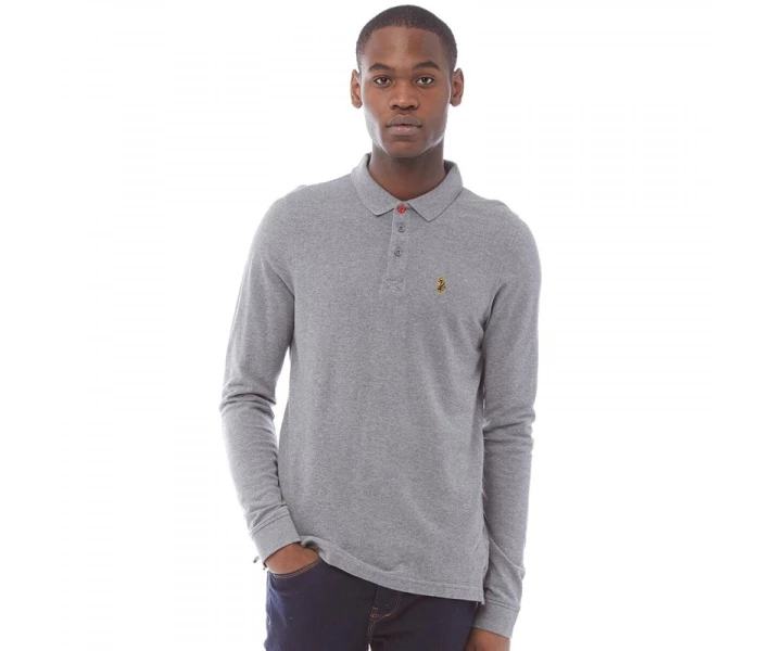 Фото - чоловічий лонгслів Лонгслів LUKE 1977 Williams Medium Marle Grey Mid Grey Marl S