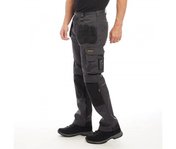 Фото - чоловічі штани Робочі штани Stanley Workwear Newark Premium Holster Pocket Black Charcoal 34