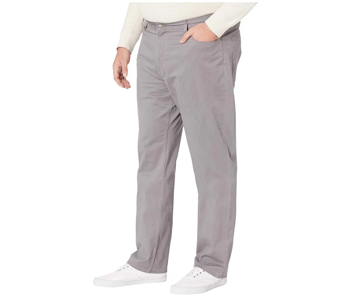 Фото - чоловічі штани Штани Polo Ralph Lauren Big & Tall Five-Pocket Sateen Pants Perfect Grey XXXL Wide