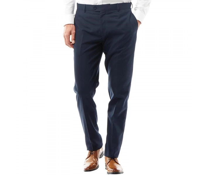 Фото - чоловічі штани Штани Fluid Slim Fit Formal Navy Blue 36W 30L