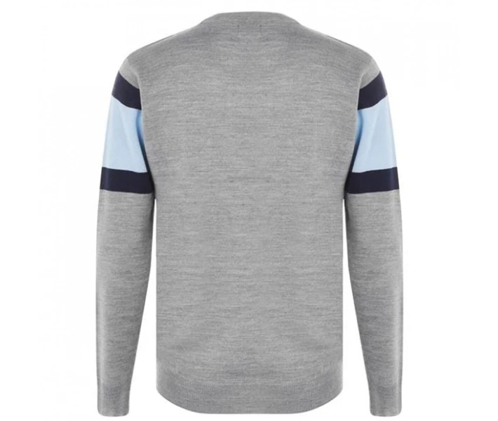 Фото - чоловічий джемпер Джемпер Pierre Cardin Chest Block Grey Marl / Sky M