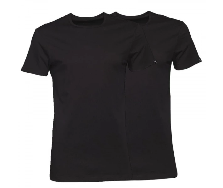 Фото - чоловічу футболку Футболка Puma Two Pack Neck Black Black L