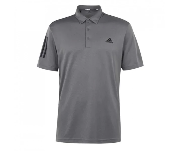 Фото - чоловіче поло Поло adidas 3 Stripe Basic Grey XXL