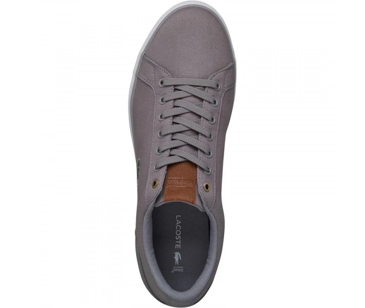 Фото - чоловічий кед Кеди Lacoste Lerond Grey Mid Grey 39