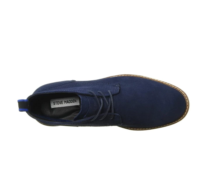 Фото - чоловічий черевик Черевики Steve Madden Hardenn Navy Suede 43.5