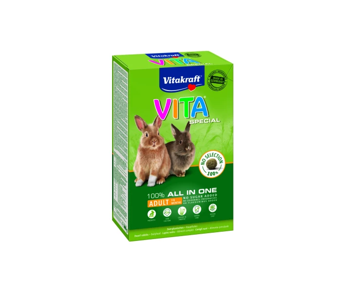 Фото - корм для гризуна Корм для гризунів Vitakraft Vita Special для кроликів 600 г (449) (611860-01)
