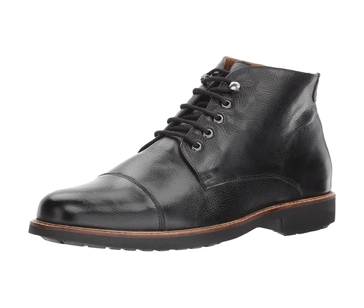 Фото - чоловічий черевик Черевики Massimo Matteo 5-Eye Chukka Cap Boot Black 41