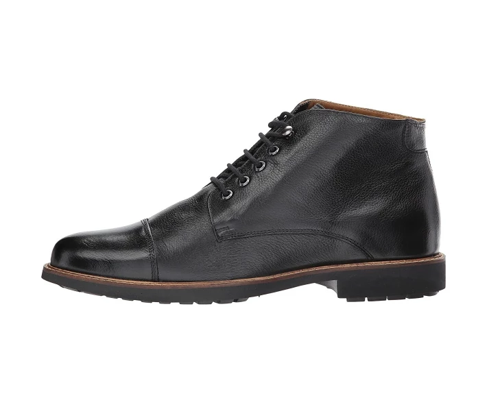 Фото - чоловічий черевик Черевики Massimo Matteo 5-Eye Chukka Cap Boot Black 41