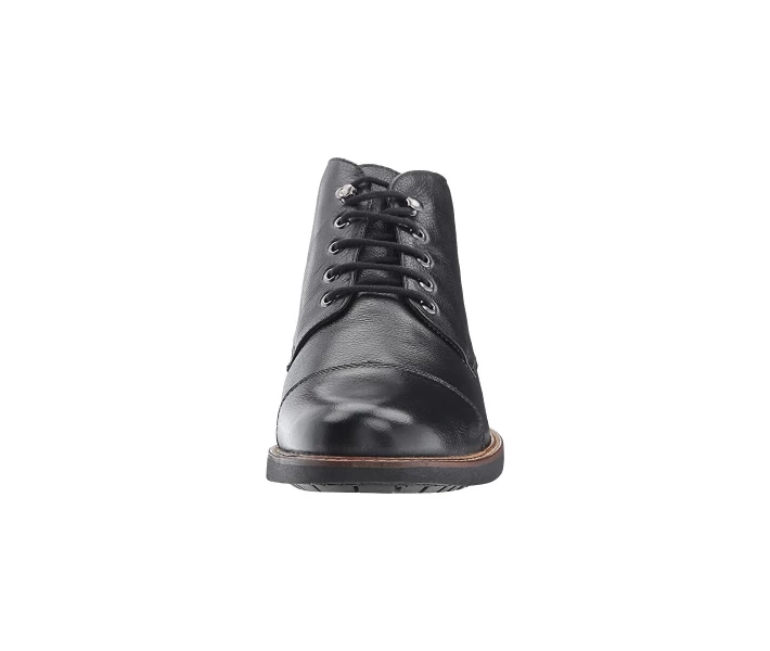 Фото - чоловічий черевик Черевики Massimo Matteo 5-Eye Chukka Cap Boot Black 41