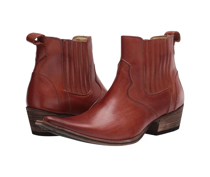 Фото - чоловічий черевик Черевики Massimo Matteo El Padrino Pointy Toe Boot Chocolate Leather 44