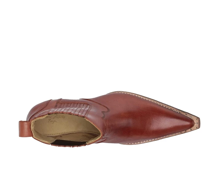 Фото - чоловічий черевик Черевики Massimo Matteo El Padrino Pointy Toe Boot Chocolate Leather 44