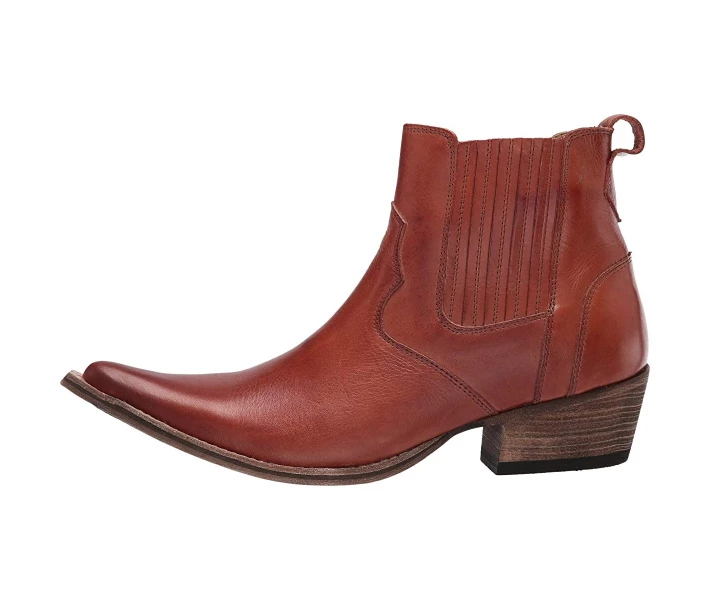 Фото - чоловічий черевик Черевики Massimo Matteo El Padrino Pointy Toe Boot Chocolate Leather 44