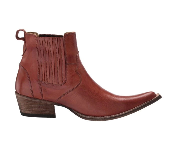 Фото - чоловічий черевик Черевики Massimo Matteo El Padrino Pointy Toe Boot Chocolate Leather 44