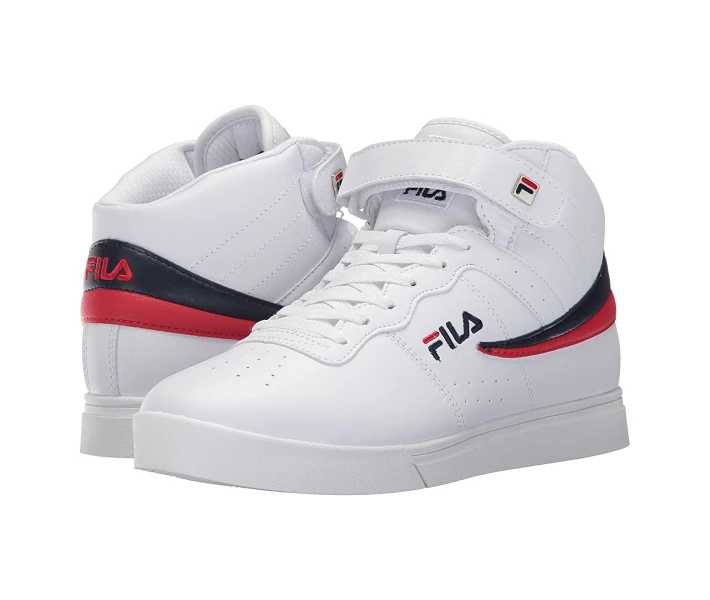 Фото - чоловічий кросівок Кросівки Fila Vulc 13 Mid Plus White/Fila Navy/Fila Red 41.5