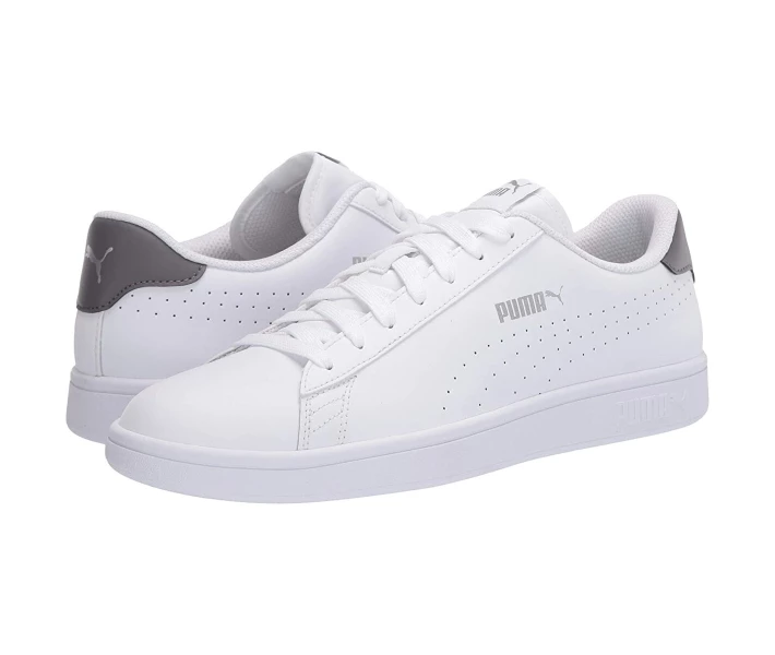 Фото - чоловічий кросівок Кросівки Puma Smash V2 L Perf Puma White/Castlerock/Puma Silver 40