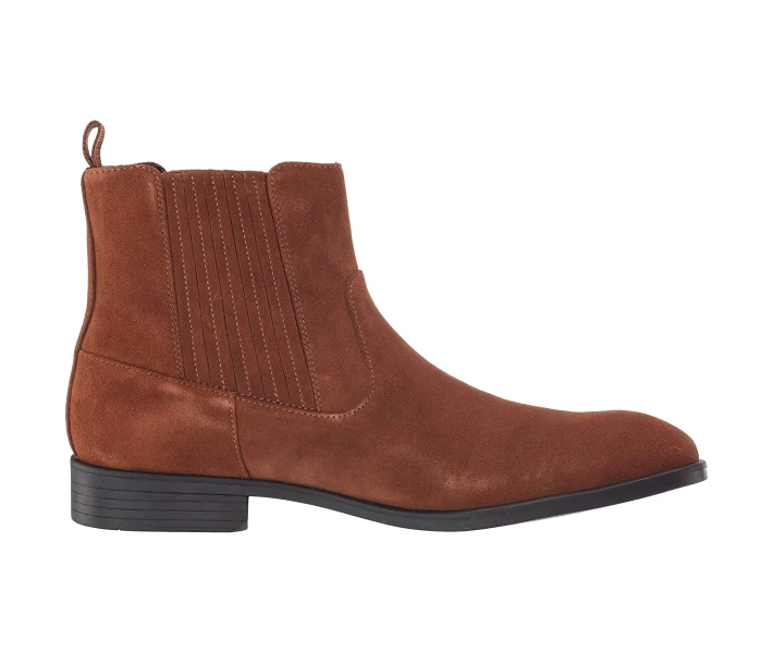 Фото - чоловічий черевик Черевики Calvin Klein Cliff Mid Chelsea Boot Tan Calf Suede 40.5