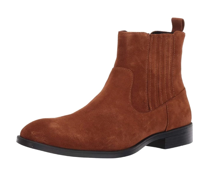 Фото - чоловічий черевик Черевики Calvin Klein Cliff Mid Chelsea Boot Tan Calf Suede 43.5