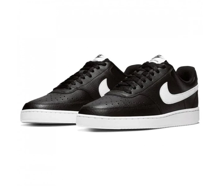 Фото - чоловічий кросівок Кросівки Nike Court Vision Lo Trainers Black/White 44