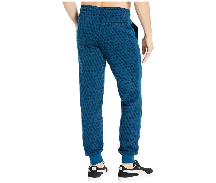 Фото - чоловічі спортивні штани Штани спортивні Puma Luxe All Over Print Track Pants Gibraltar Sea / All Over Print XL