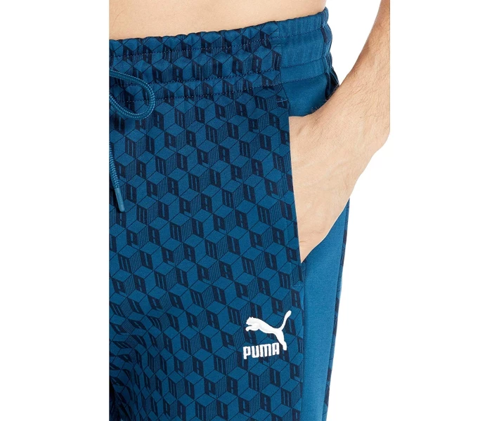 Фото - чоловічі спортивні штани Штани спортивні Puma Luxe All Over Print Track Pants Gibraltar Sea / All Over Print XL