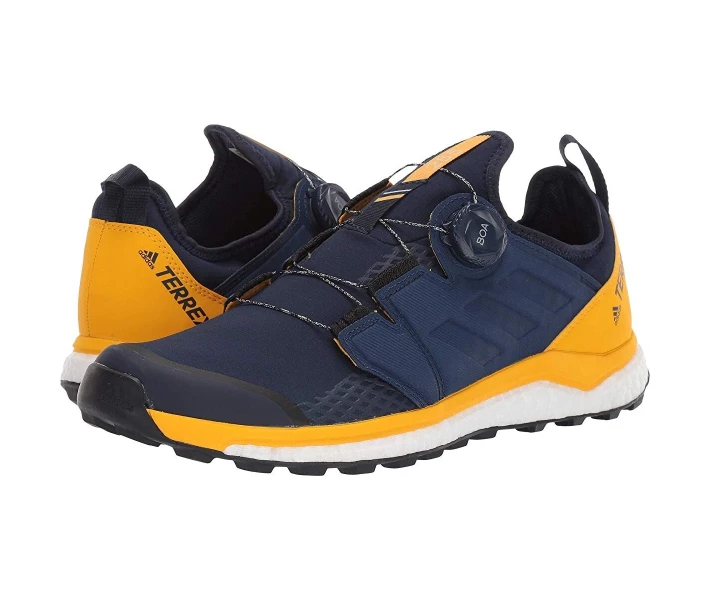 Фото - чоловічий кросівок Кросівки Adidas Terrex Agravic BOA Collegiate Navy/Collegiate Navy/Active Gold 45.3