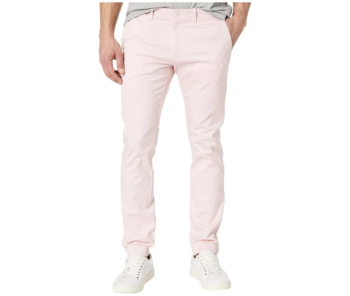 Фото - чоловічі штани Чінос J.Crew 484 Slim-Fit Pant in Stretch Chino Pink Cloud 33W 32L