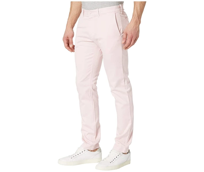 Фото - чоловічі штани Чінос J.Crew 484 Slim-Fit Pant in Stretch Chino Pink Cloud 33W 32L