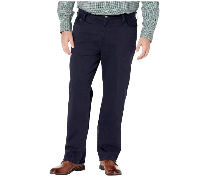 Фото - чоловічі штани Чінос Polo Ralph Lauren Big & Tall Five-Pocket Sateen Pants Collection Navy XXL Wide