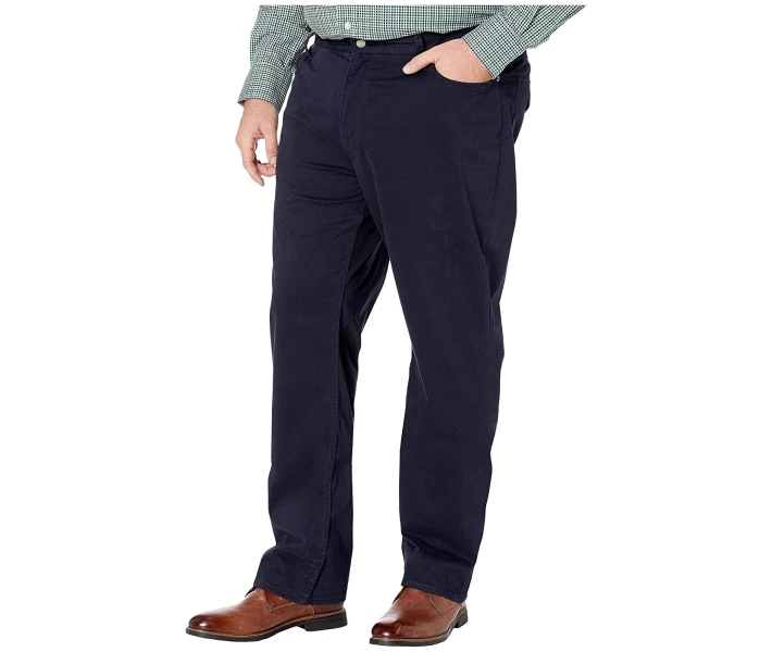Фото - чоловічі штани Чінос Polo Ralph Lauren Big & Tall Five-Pocket Sateen Pants Collection Navy XXL Wide