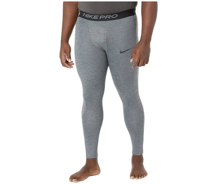 Фото - чоловічі тайтси Тайтси Nike Big & amp; Tall Pro 3/4 Tights Dark Smoke Grey / Particle Grey / Black L Tall