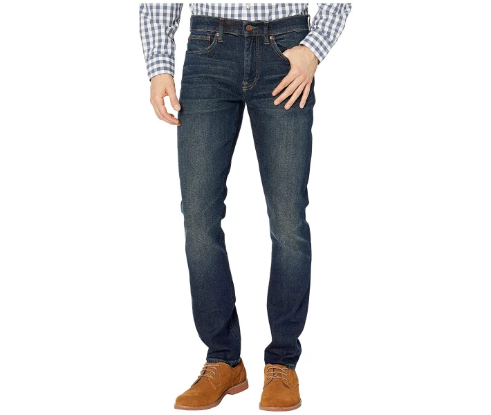 Фото - чоловічі джинси Джинси J.Crew 250 Skinny-Fit Stretch On Demand in Dark Worn-In Wash Dark Worn-in Wash 34W 32L
