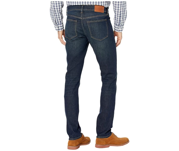 Фото - чоловічі джинси Джинси J.Crew 250 Skinny-Fit Stretch On Demand in Dark Worn-In Wash Dark Worn-in Wash 34W 32L