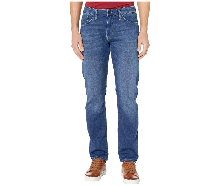Фото - чоловічі джинси Джинси Mavi Jeans Marcus Regular Rise Slim Straight in Shaded Athletic Shaded Athletic 33W 32L