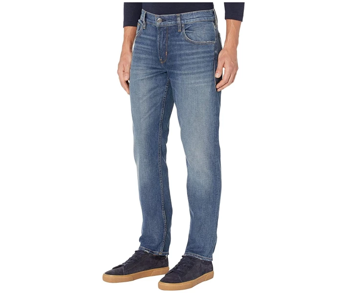 Фото - чоловічі джинси Джинси Hudson Blake Slim Straight Zip in Hard Ball Hard Ball 32W 32L