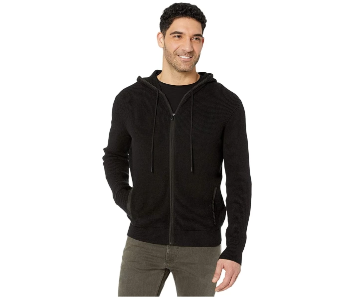 Фото - чоловіче худі Худі Calvin Klein Textured per - 12GG Black S